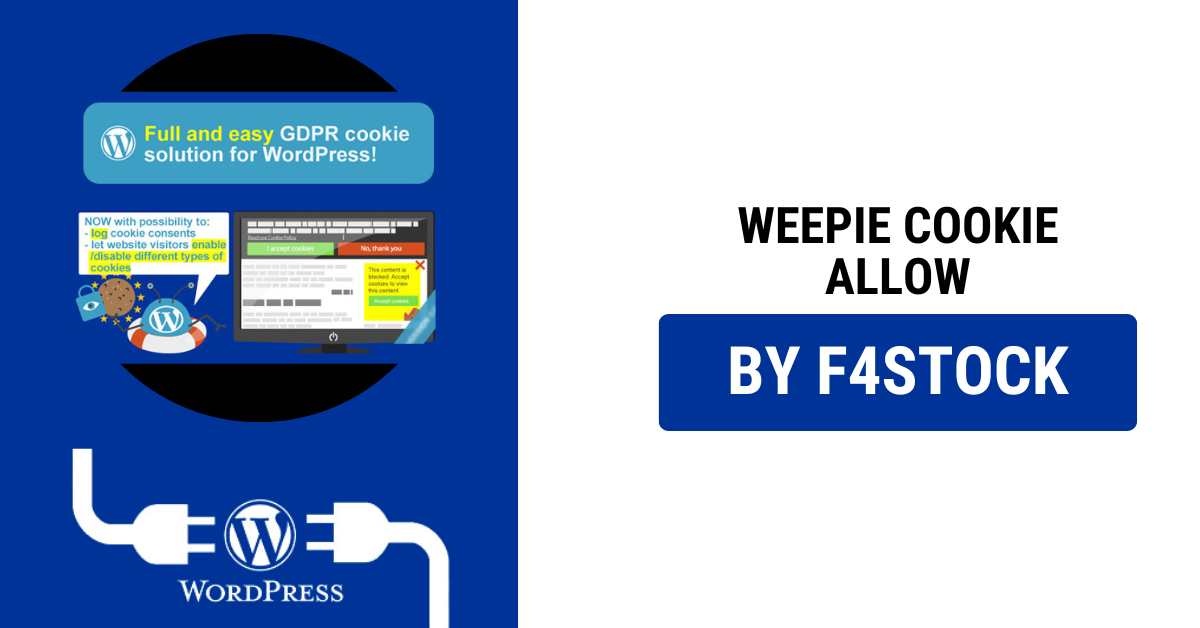 WeePie Cookie Allow plugin for managing cookie consent and ensuring GDPR compliance on websites