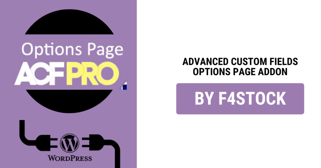 ACF Options Page Setup in WordPress Dashboard