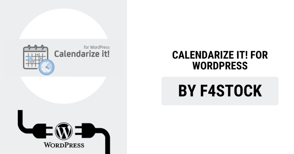 Event calendar view with Calendarize it! plugin for WordPress