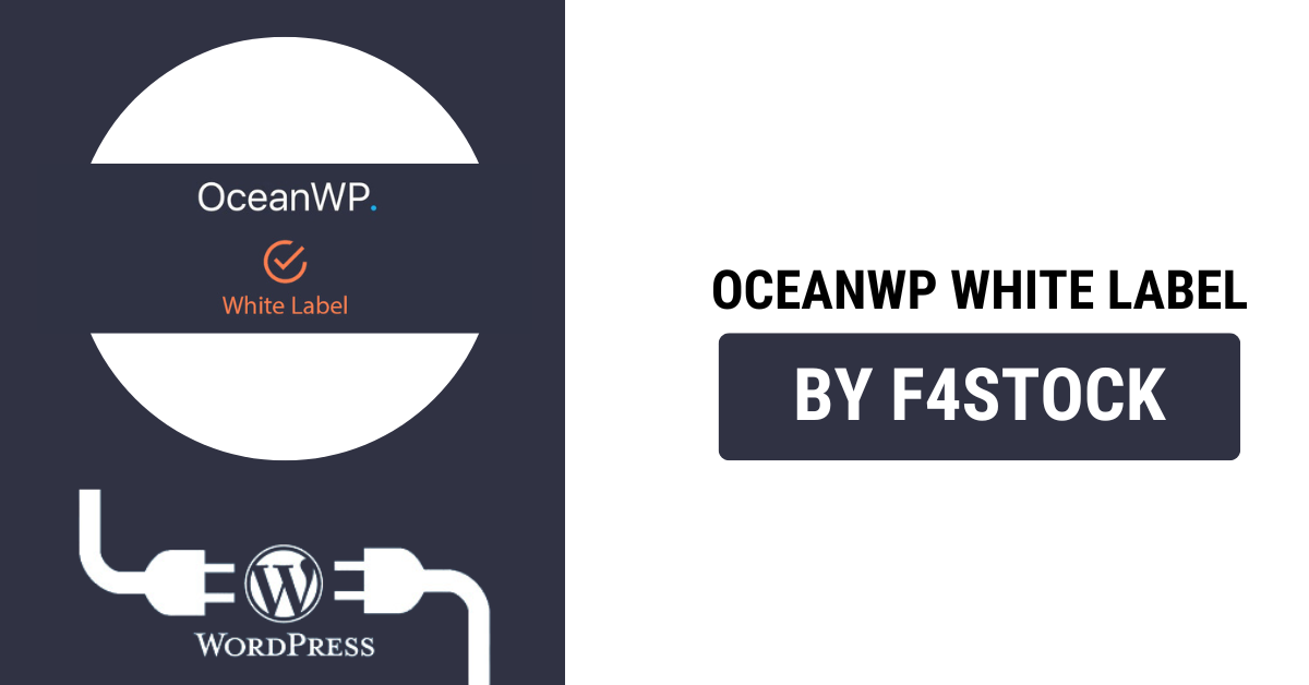 Customized OceanWP dashboard showcasing white labeling features