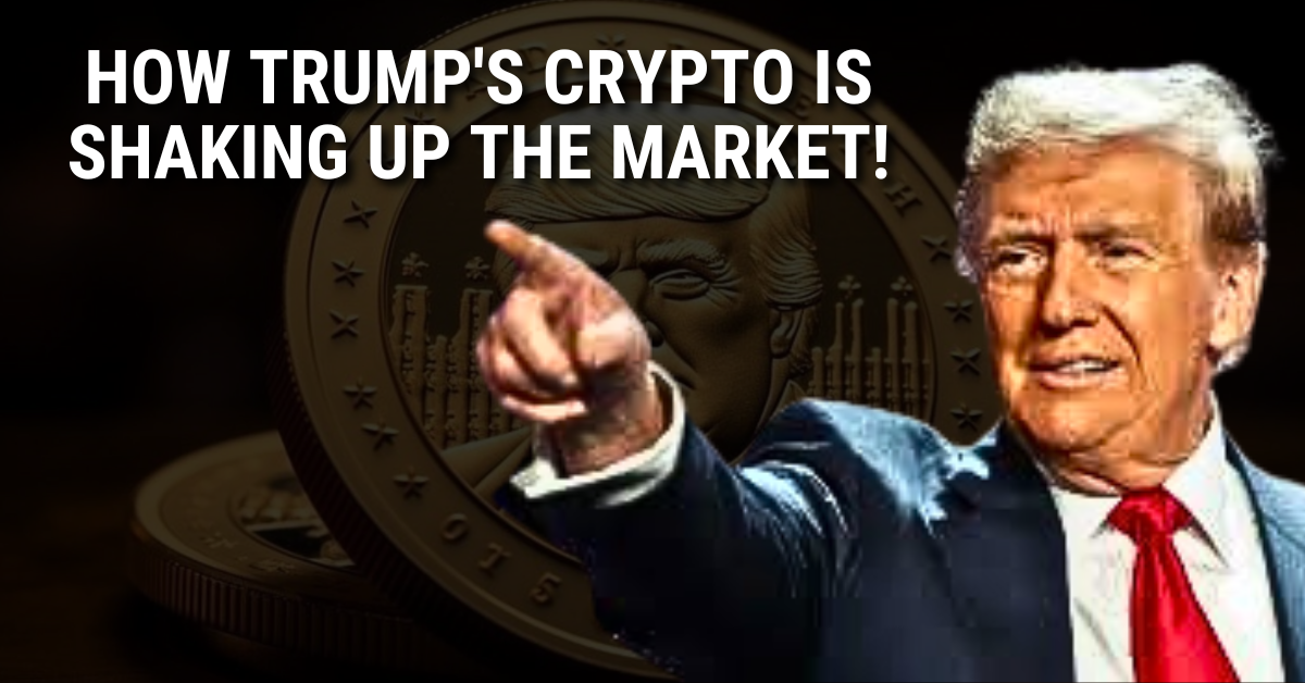 Trump Coin announcement ignites crypto market surge with Bitcoin, Ether, XRP, Solana, and Cardano.